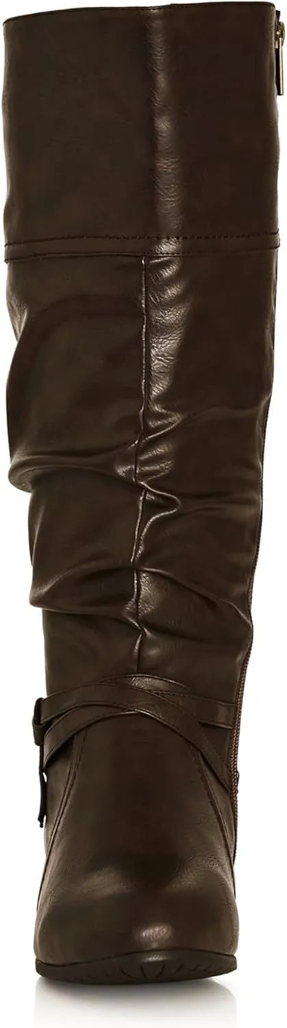 Women's WIDE FIT Chelsea Tall Boot, Brown