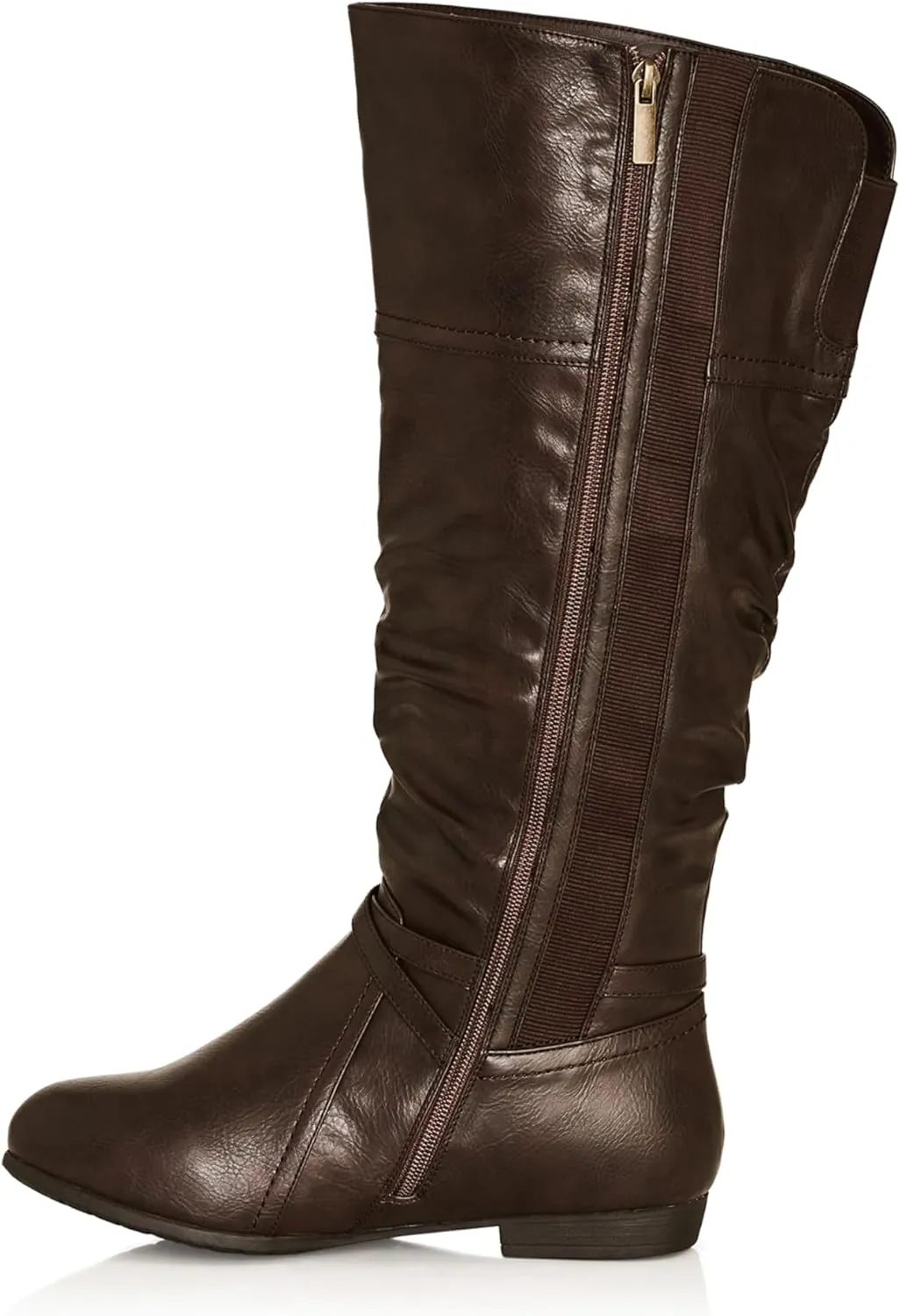 Women's WIDE FIT Chelsea Tall Boot, Brown