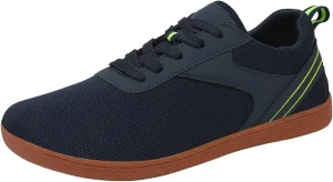 Womens Wide Toe Barefoot Shoes Comfortable Breathable Mesh Minimalist Walking Shoes Trendy Lightweight Slip On Zero Drop Workout Sneakers Casual Athletic Barefoot Sneakers