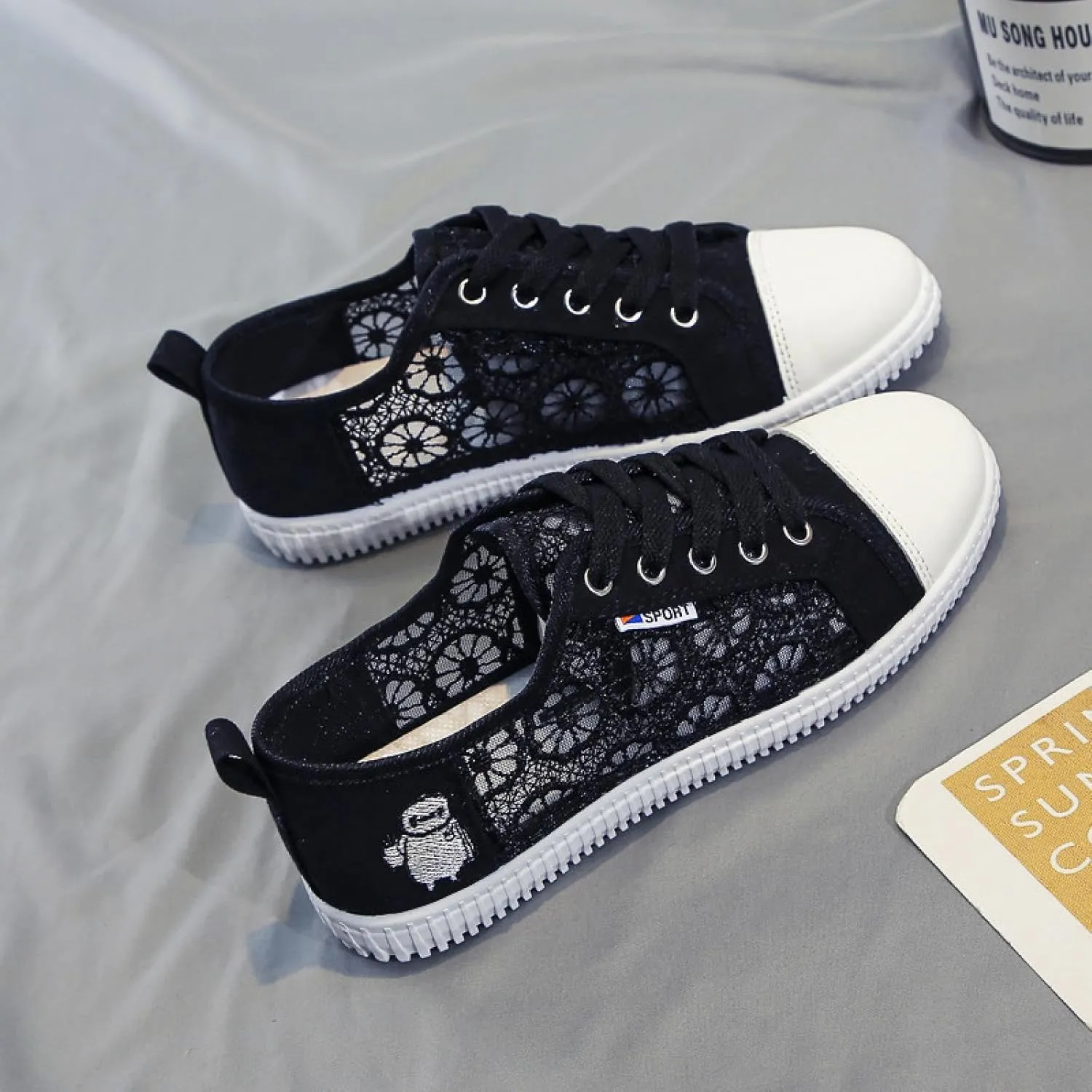 Women's Wide-Toe Box Shoes Zero-Drop Non-Slip Extra-Wide Fashion Sneakers Ultra-Light and Breathable Walking Shoes Travel Work Sneakers