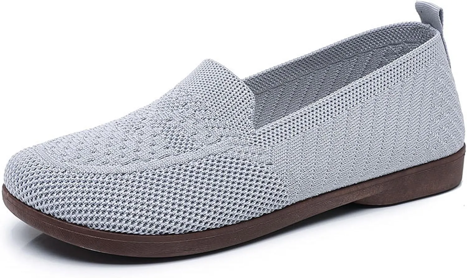Women's Woven Orthopedic Breathable Soft Shoes Arch Support, Comfortable L𝐨w Heel Slip on Sneaker Mesh Anti Slip Sports Shoes