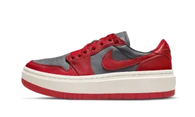 Air Jordan 1 Low Elevate Dark Grey Varsity Red Streamlined grip Superior Cushioning