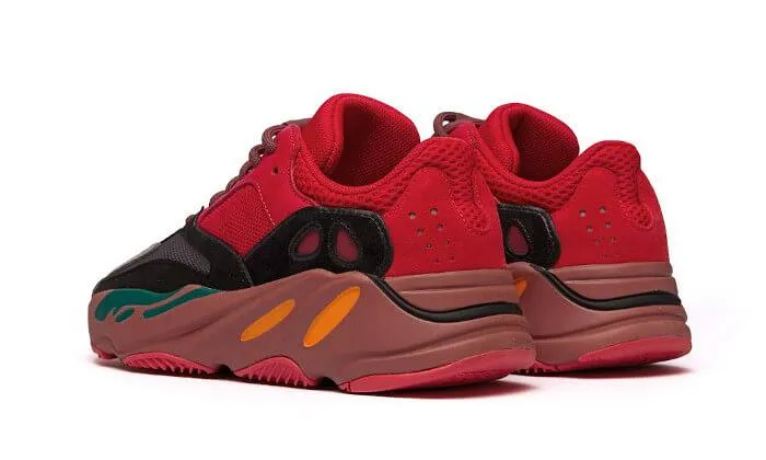 Stylish Slip-Ons Yeezy 700 Hi-Res Red