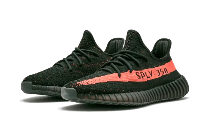 Yeezy Boost 350 V2 Core Black Red Air Soft Edge Step