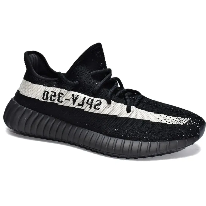 Freedom Steps Asymmetric Lacing Designs Yeezy Boost 350 V2 'Oreo'