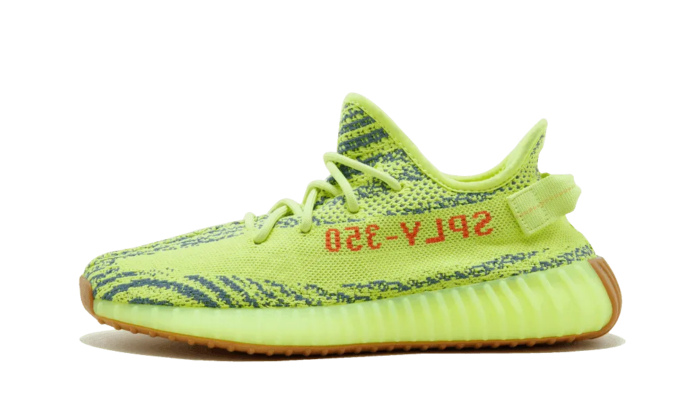 Yeezy Boost 350 V2 Semi Frozen Yellow Steady Motion