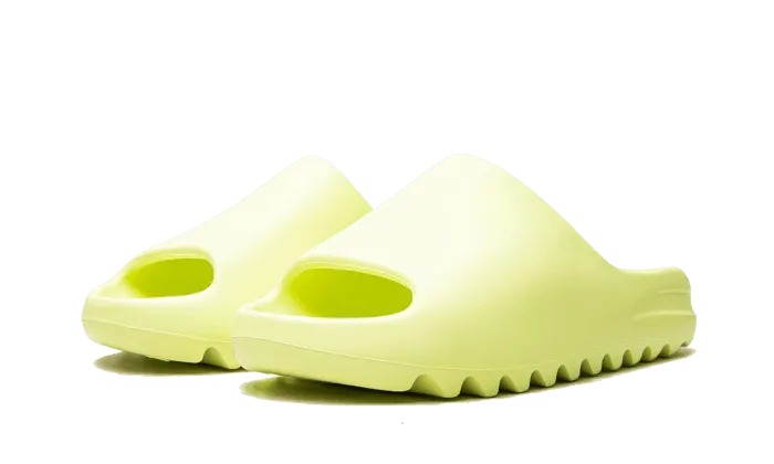 All-Season Style Casual Yeezy Slide Glow Green (Restock Pair 2022)