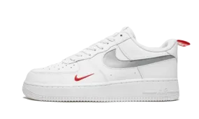 Moon Hike Shock absorption Air Force 1 Low White Red Mini Swoosh