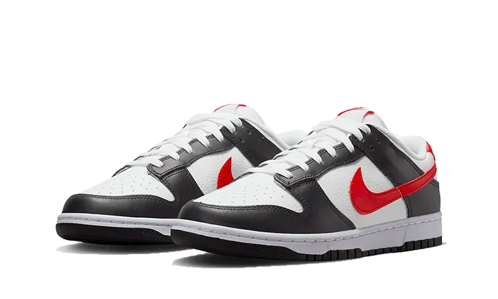 Dunk Low Black White Red RemovableInsole