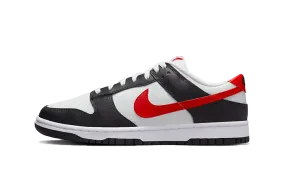 Slip Resistant Outsole Casual Comfort Dunk Low Black White Red