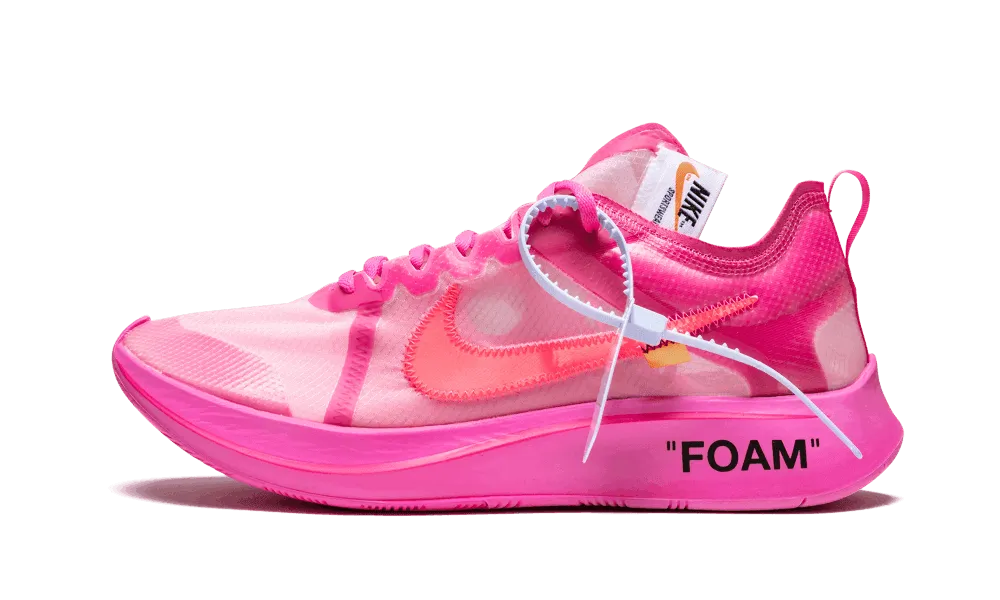 Zoom Fly Off-White Tulip Pink Biodegradable