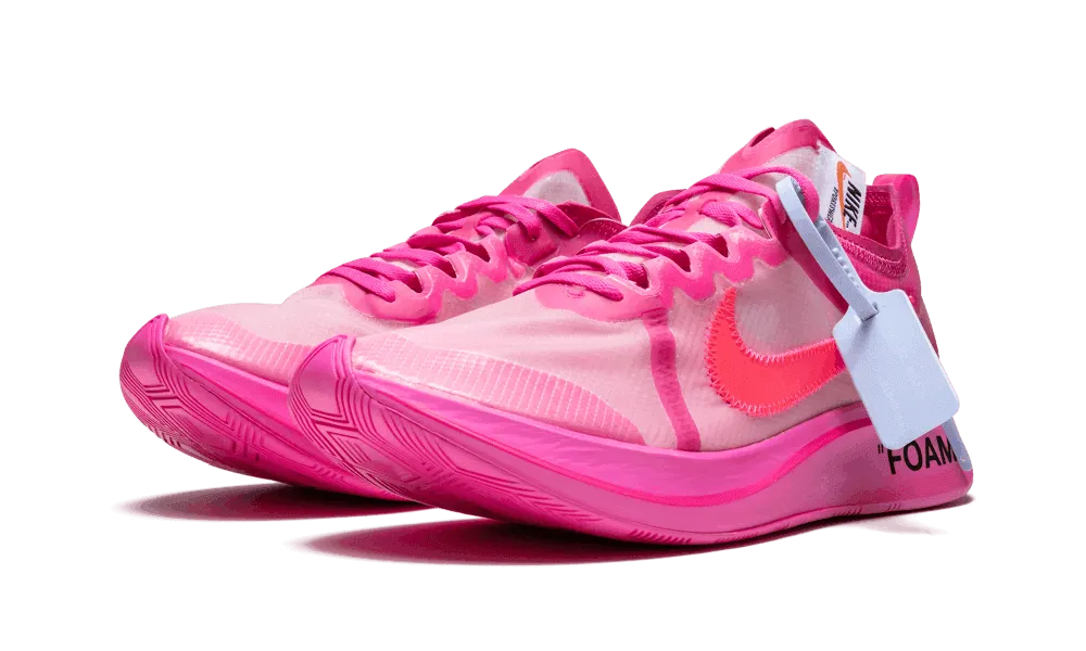 Zoom Fly Off-White Tulip Pink bright - colors - visibility shoes low - top shoe kind