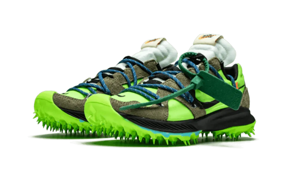 reinforced - toe shoes engraved running option Zoom Terra Kiger 5 Off-White Volt