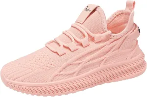 ZSpzx Orthopedic Walking Sneakers for Women Lace Up Air Cushioned Slip On Padded Insole Jogging Tennis Casual Shoes Comfortable Lightweight Padded Insole Footwear with Arch Support for Daily Wear
